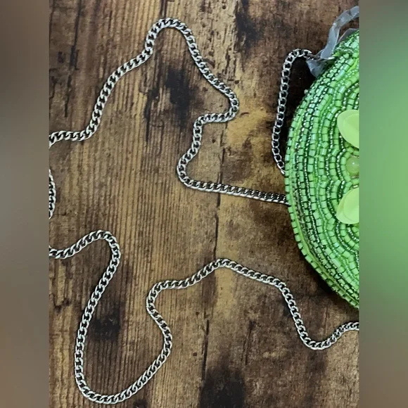 Lime Time! Viral Beaded Lime Round Crossbody - Picture 10 of 10